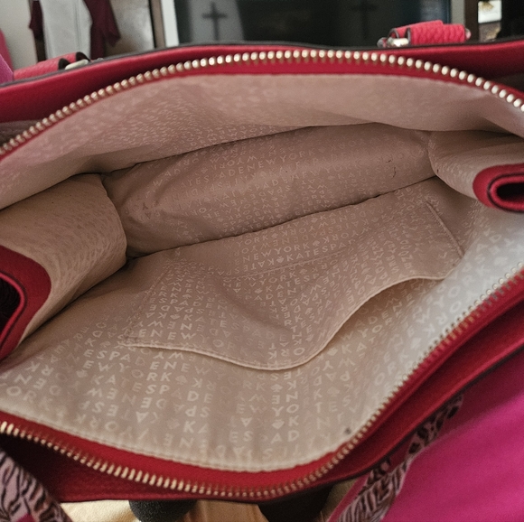 Kate Spade Vibrant Red Satchel - Picture 8 of 11